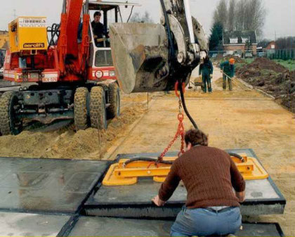 On-site concrete handling